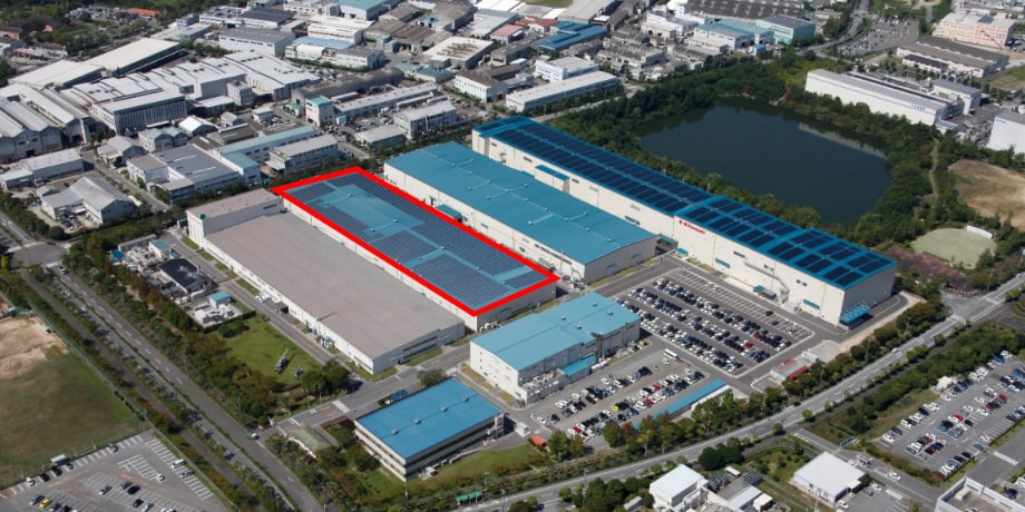 Seishin Works, Kawasaki Heavy Industries (The red frame indicates the area in which the new system will be installed)