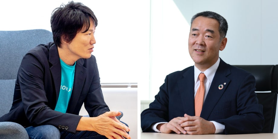 Yasushi Yoshino, Senior Managing Executive Officer and leader of Tokyo Century’s DX Strategy Division, asked SORACOM CEO Ken Tamagawa to share his thoughts on the challenges faced by Japanese companies in their pursuit of DX and the future possibilities of IoT.
